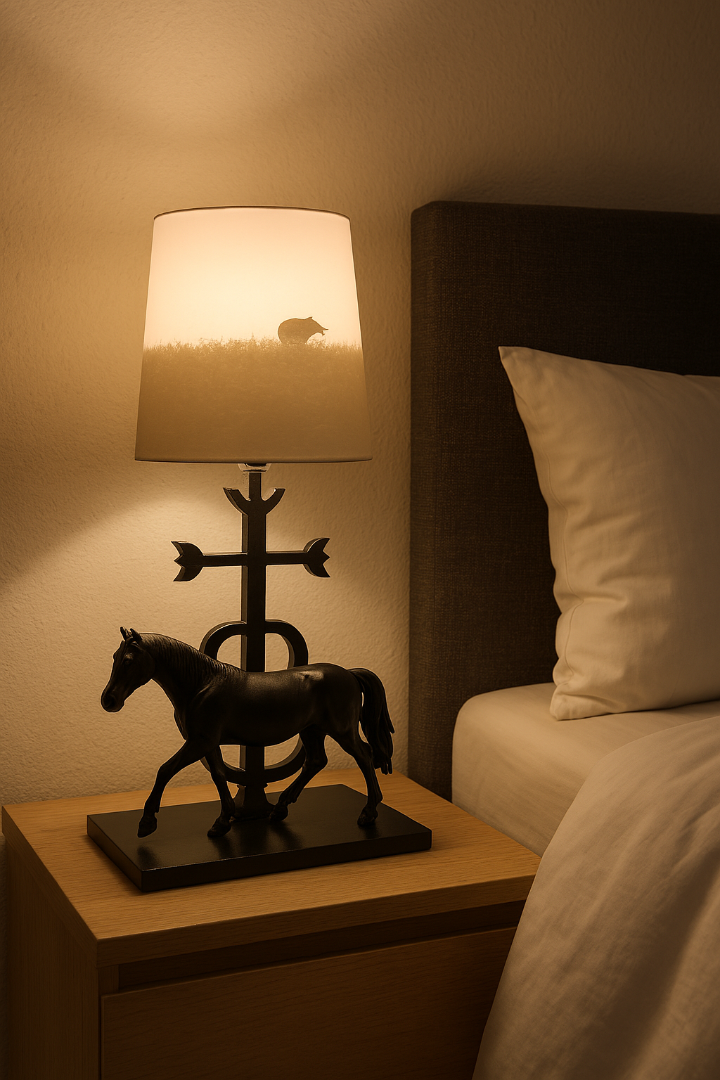 LAMPE CAMARGUE CHEVAL