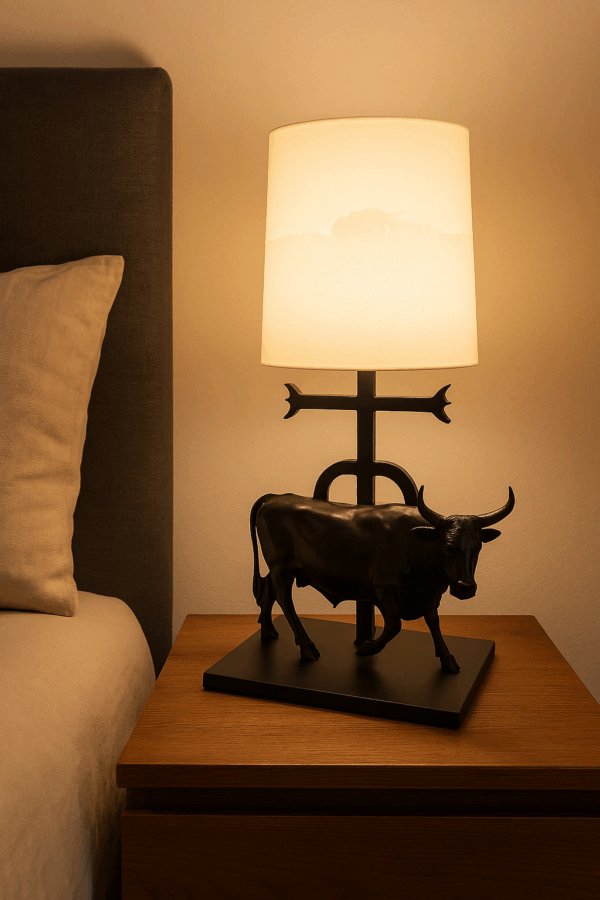 LAMPE CAMARGUE TAUREAU