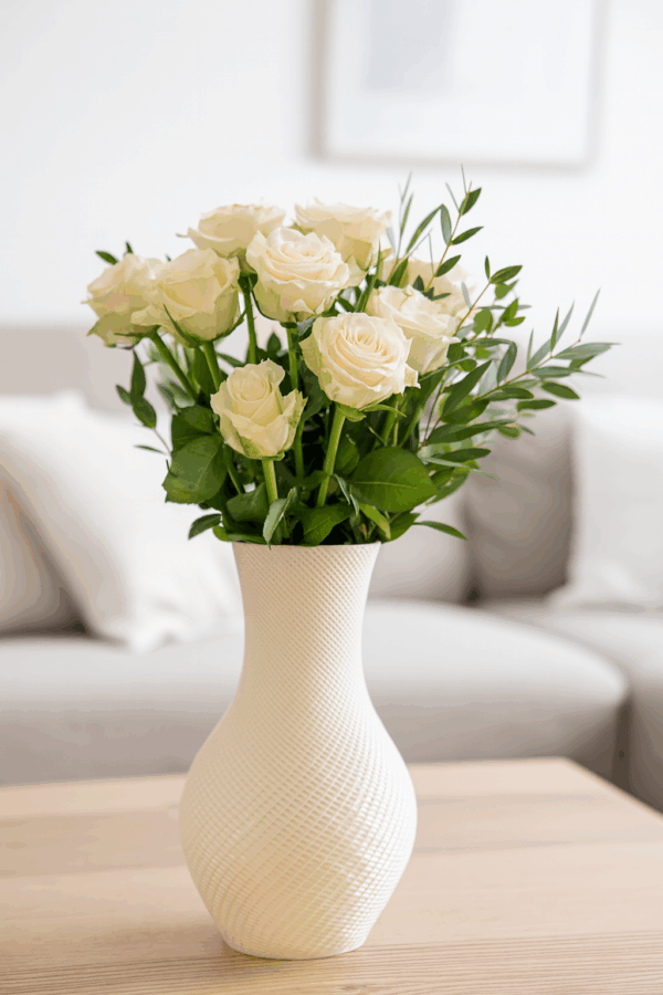 Vase Yara Blanc