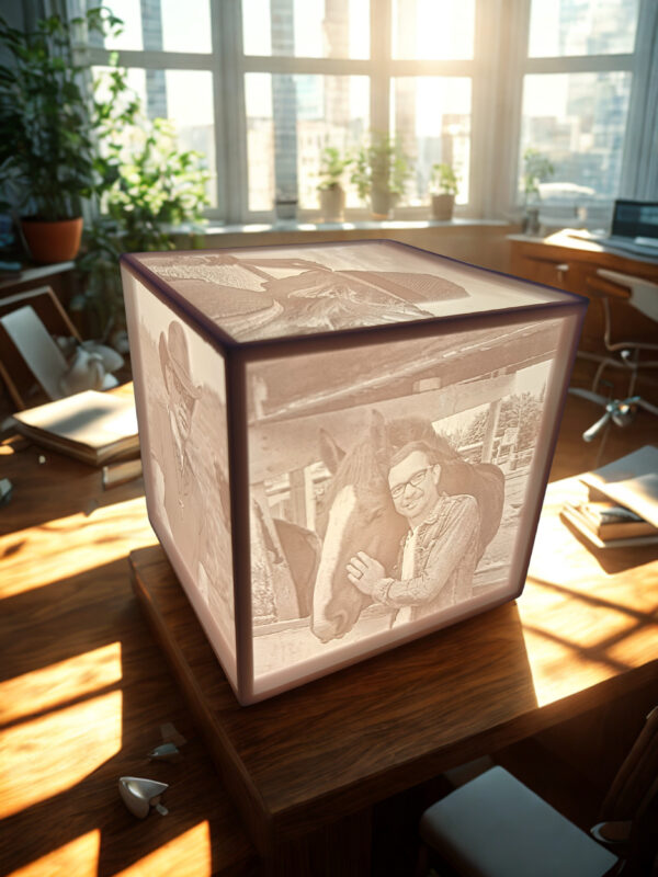 Le cube lithophanie