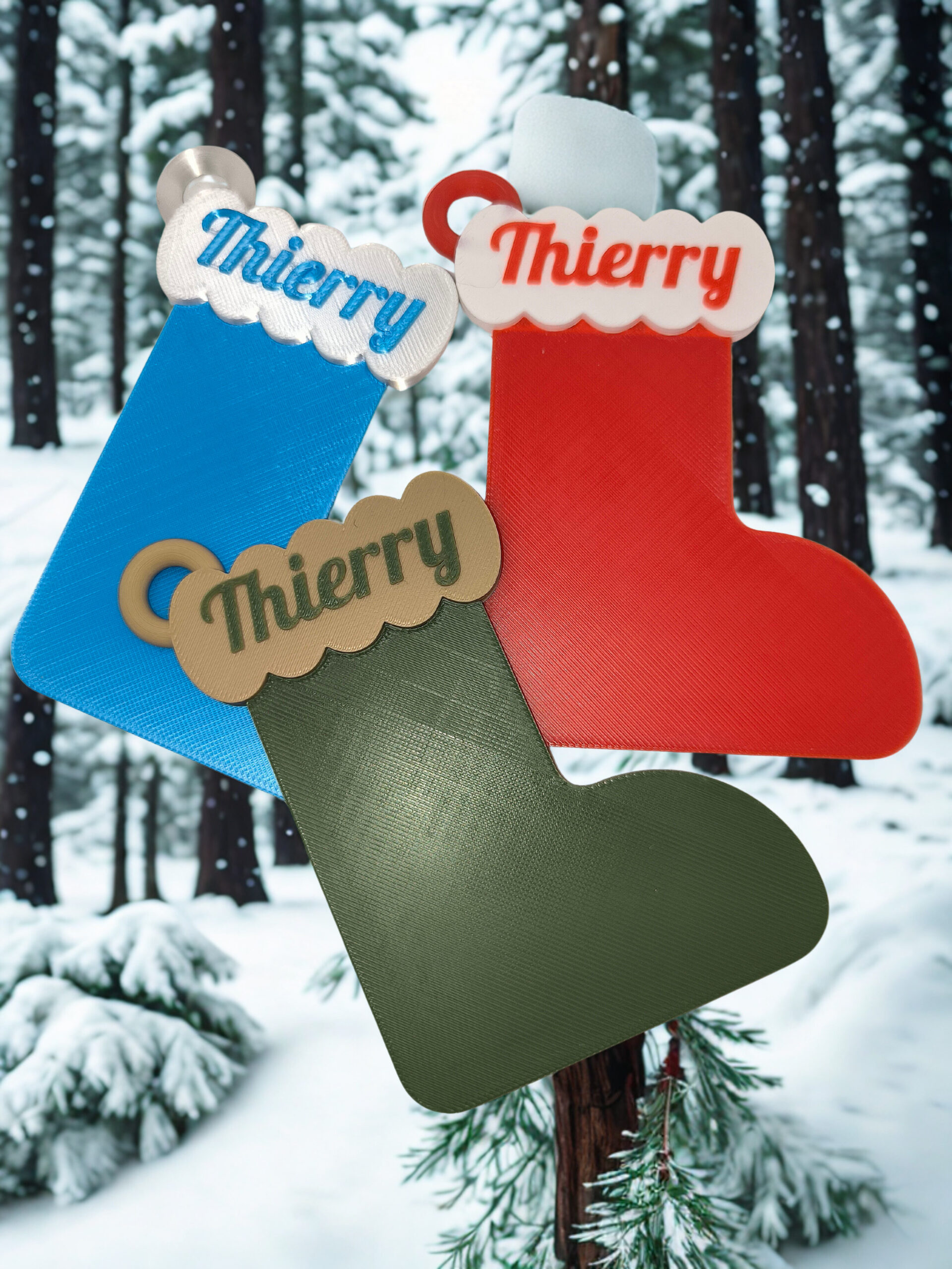 La botte de noël personnalisée