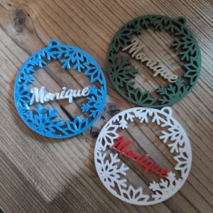 La boule de noël personnalisée